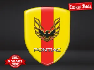 Pontiac Distintivi Silicone Auto Resistenti Pregiati Pro